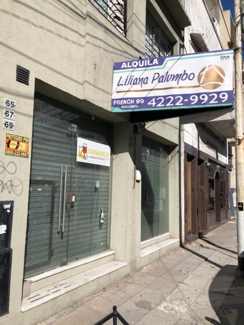 Alquiler departamento monoambiente con patio