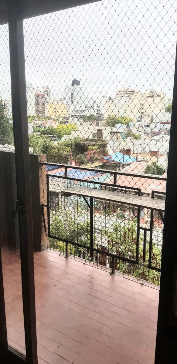 Departamento 2 ambientes con balcón en alquiler en villa crespo