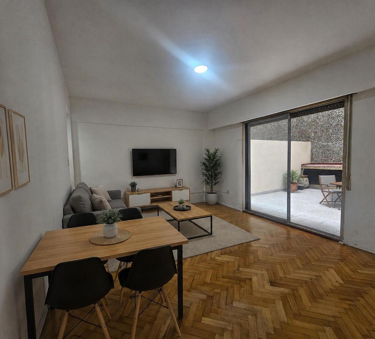 Departamento 2 ambientes con patio en alquiler en retiro