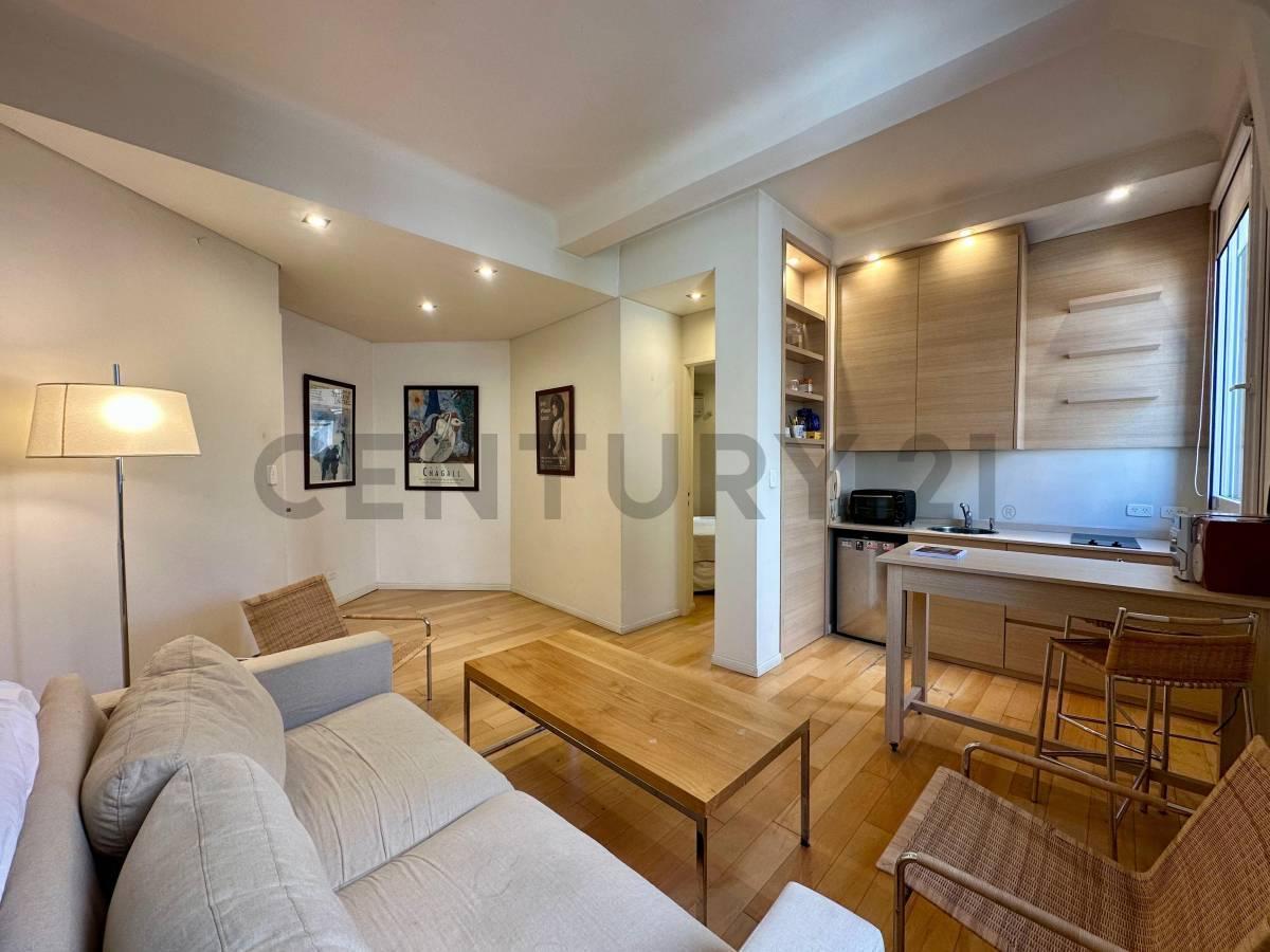 Alquiler departamento 2 ambientes recoleta amoblado