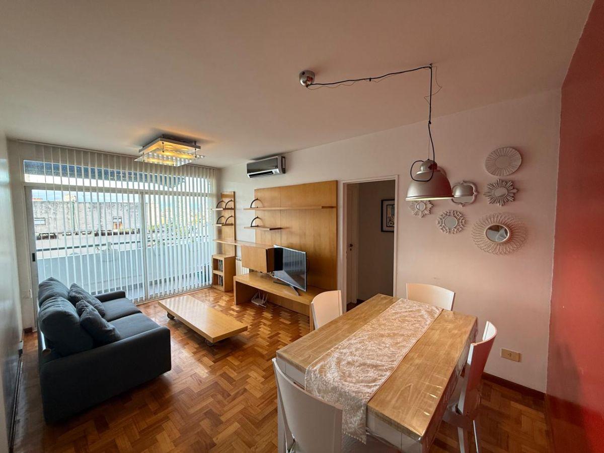 Alquiler departamento amoblado dos ambientes luminoso con balcon y amenities