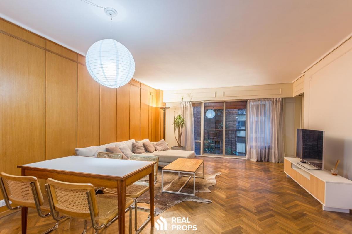 Alquiler departamento 3 ambientes, dependencia, cochera - recoleta